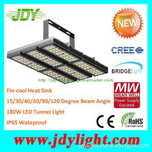 For Flood Lighting IP65 LED Tunnel Lighting 180W CE RoHS for Garage